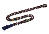 Collar Antracite Mala Tibetani 108 Grani in Piedras semipreciosas MT24 LIMA